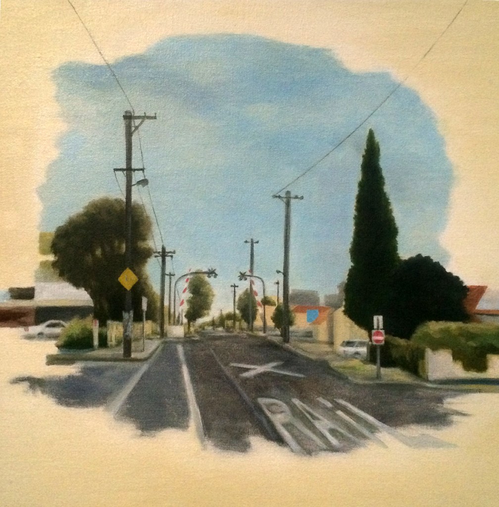 Albert Street Brunswick. 2014. Oil on linen