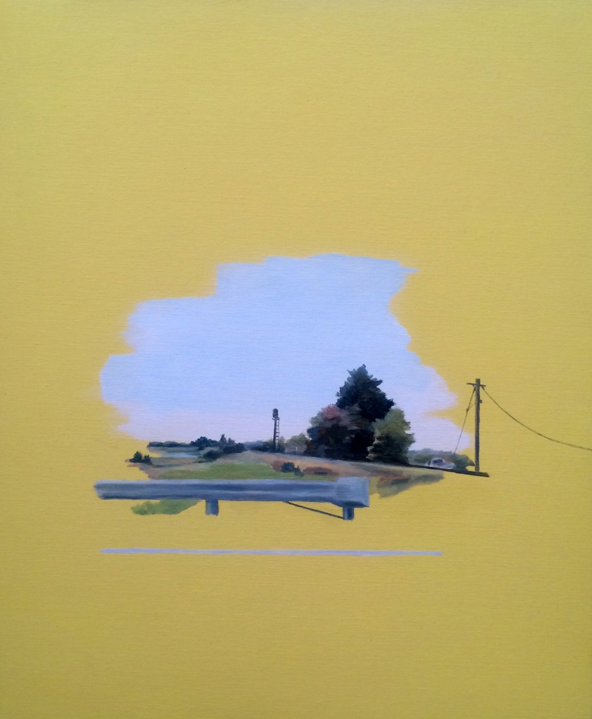 Marshall Crossing. 2014. Oil on cotton
